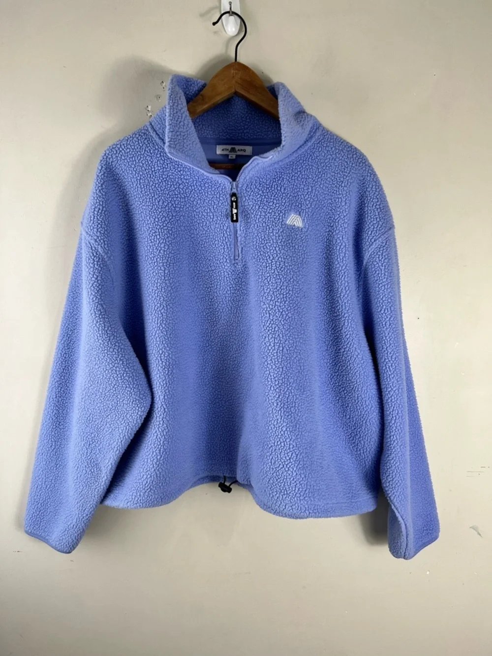 4TH ARQ PHOENIX Half-Zip Size XL Fleece Sweater Pullover In Lavender - Picture 2 of 10